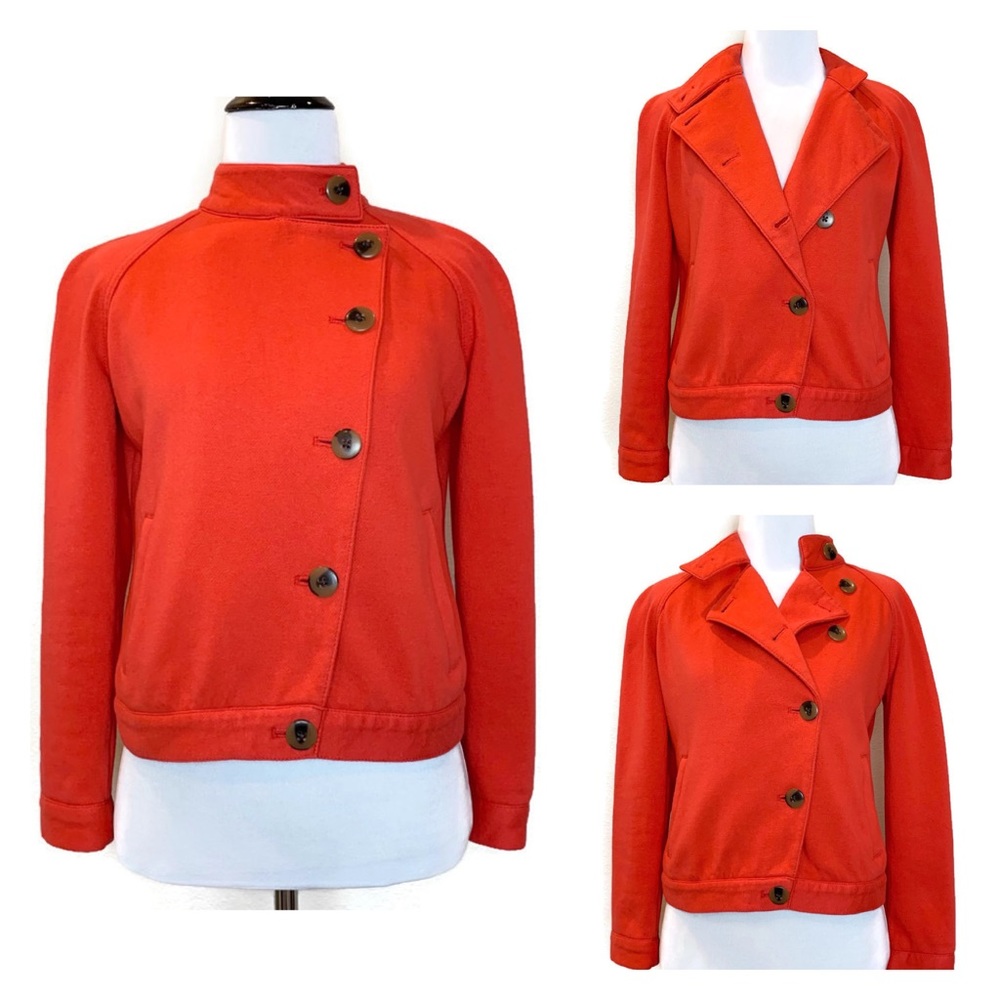 Old Navy Military Moto Jacket Peacoat Cardigan PXS - Picture 4 of 10
